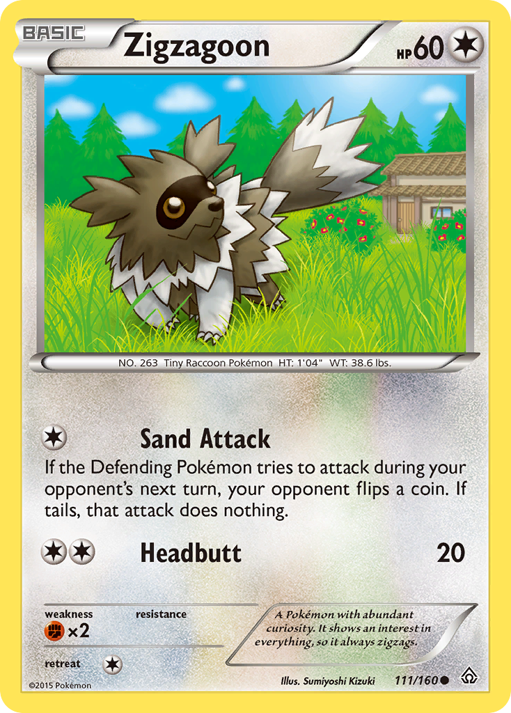 Zigzagoon (111/160) [XY: Primal Clash] | Pegasus Games WI