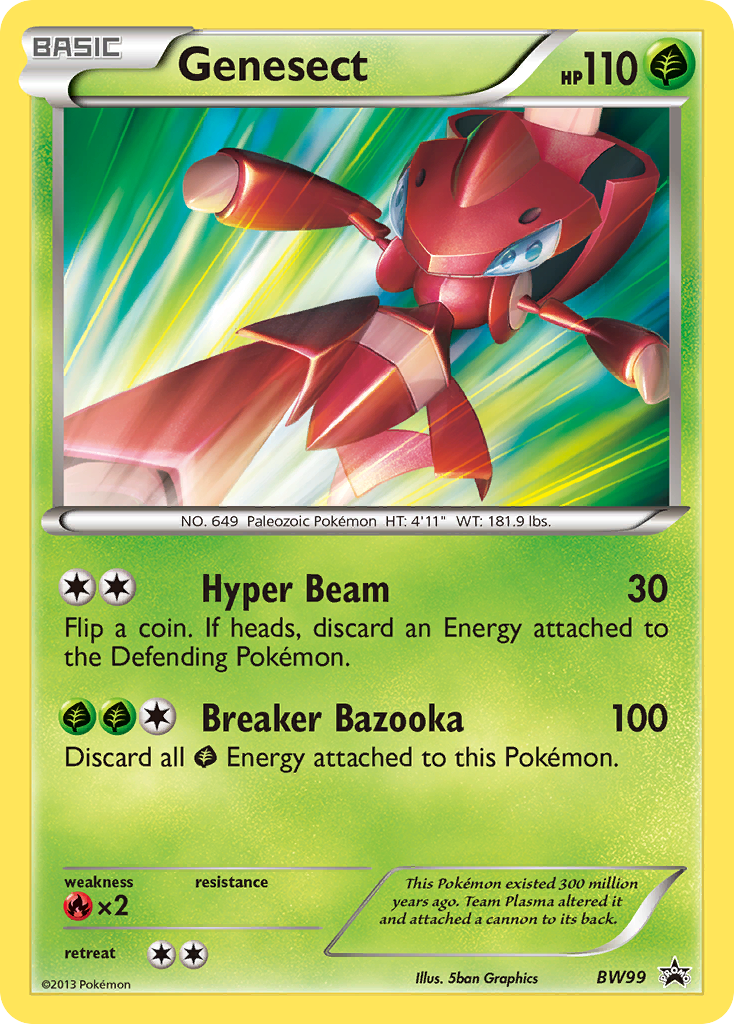 Genesect (BW99) [Black & White: Black Star Promos] | Pegasus Games WI