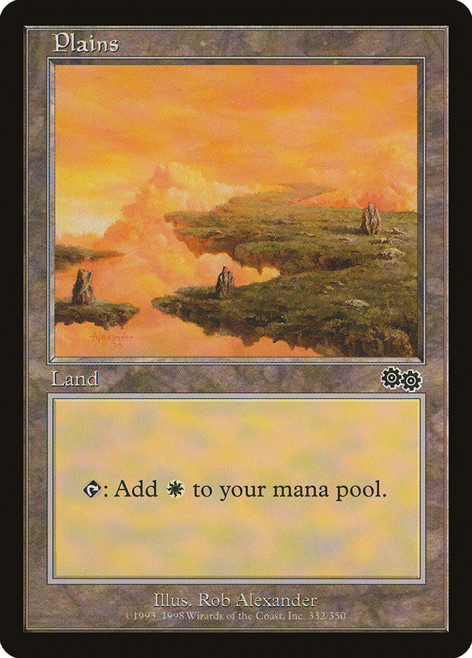 Plains (332) [Urza's Saga] | Pegasus Games WI
