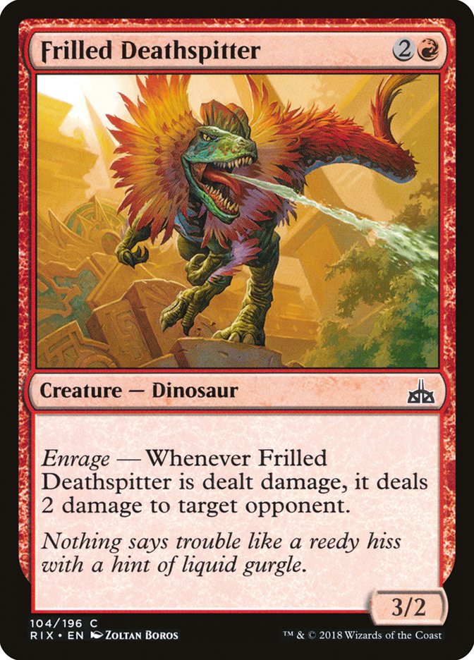 Frilled Deathspitter [Rivals of Ixalan] | Pegasus Games WI