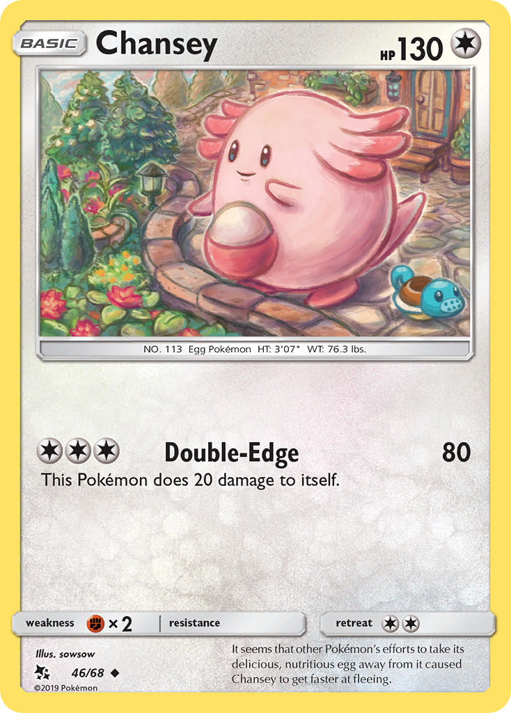 Chansey (46/68) [Sun & Moon: Hidden Fates] | Pegasus Games WI