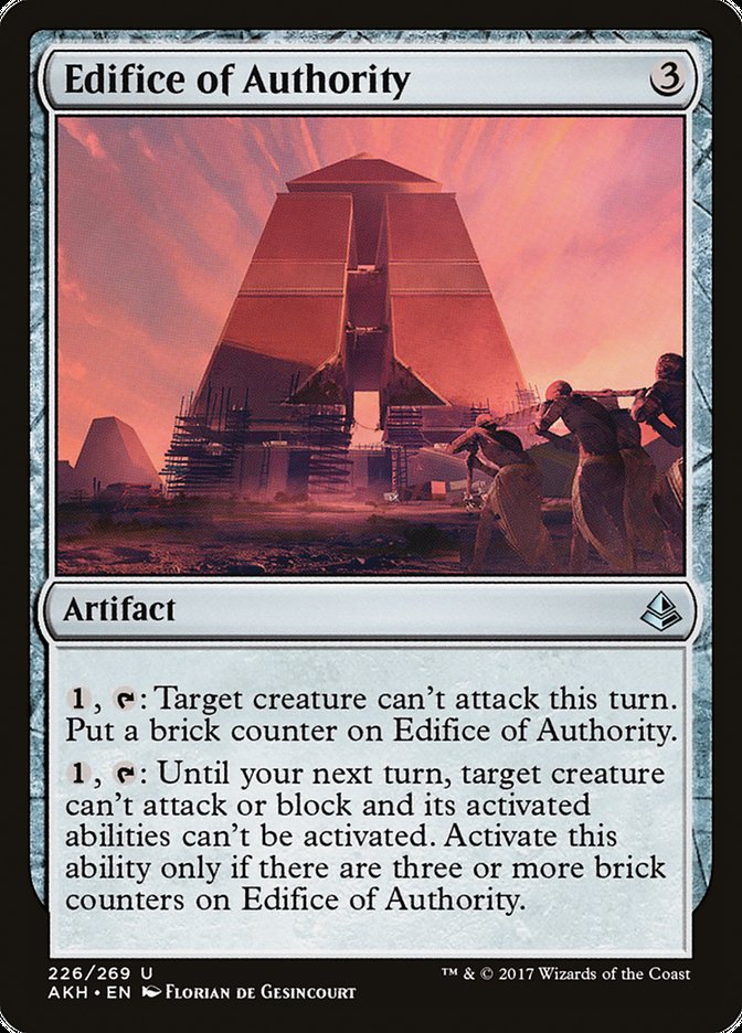 Edifice of Authority [Amonkhet] | Pegasus Games WI