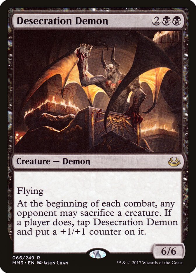 Desecration Demon [Modern Masters 2017] | Pegasus Games WI