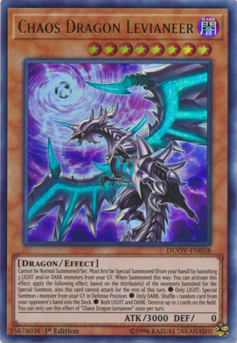 Chaos Dragon Levianeer [DUOV-EN058] Ultra Rare | Pegasus Games WI
