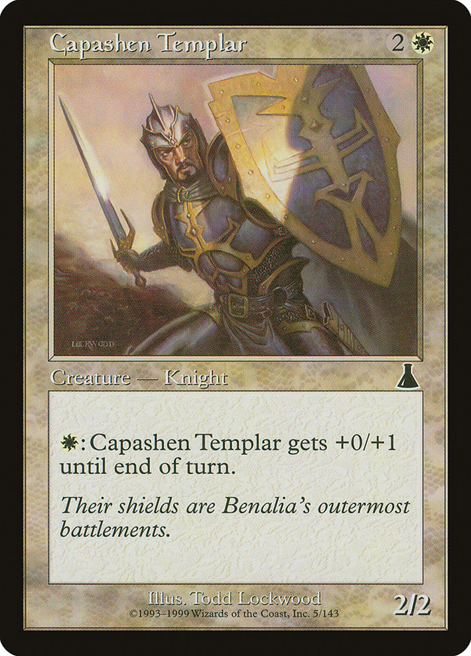 Capashen Templar [Urza's Destiny] | Pegasus Games WI