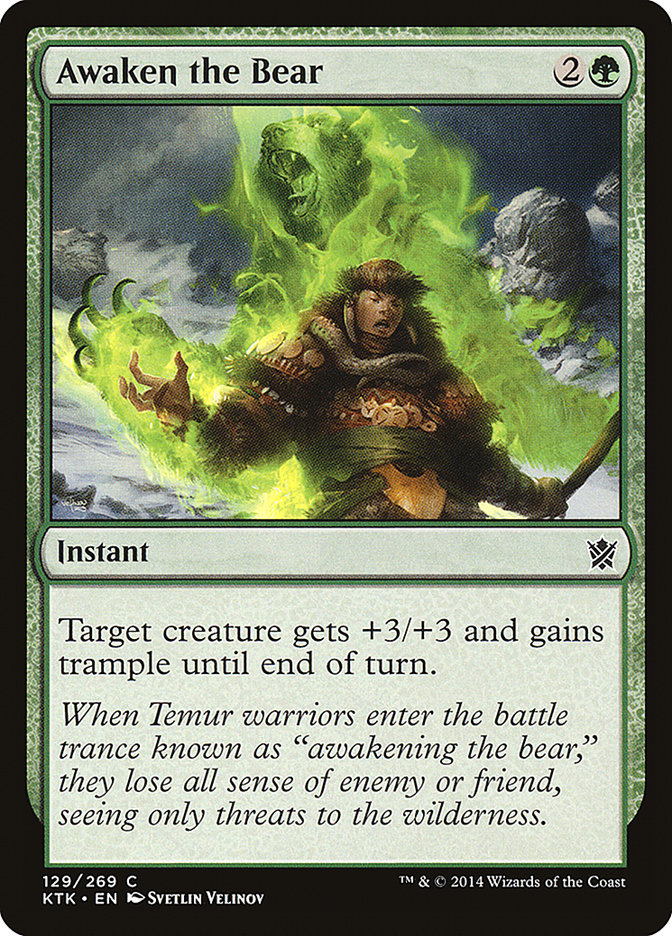 Awaken the Bear [Khans of Tarkir] | Pegasus Games WI