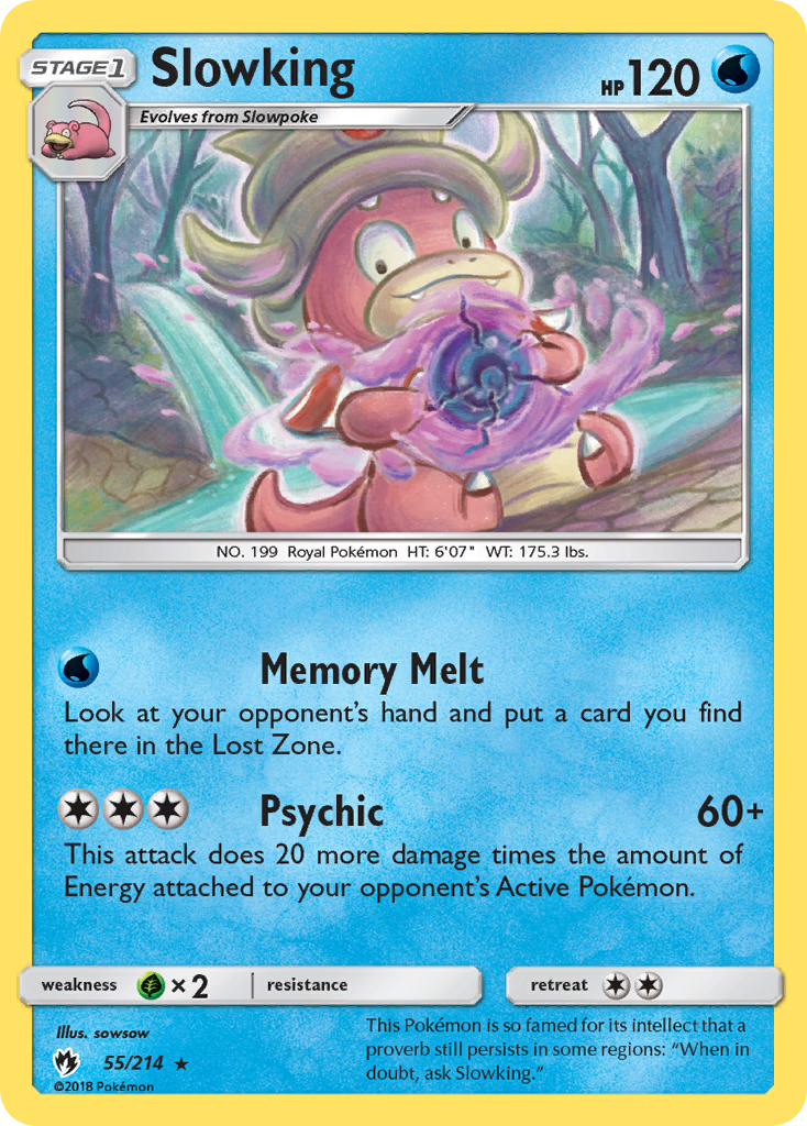 Slowking (55/214) [Sun & Moon: Lost Thunder] | Pegasus Games WI