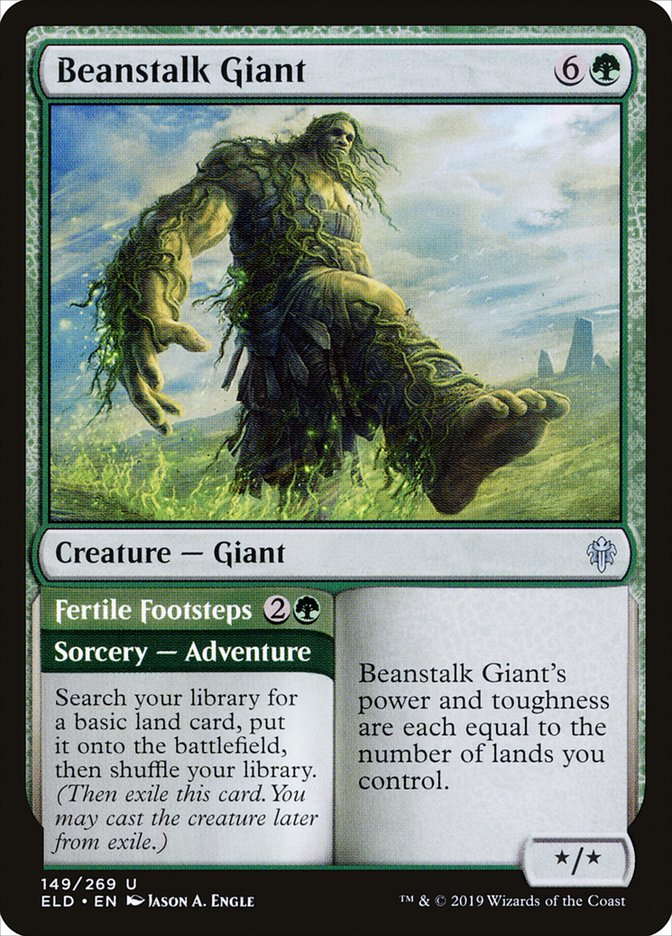 Beanstalk Giant // Fertile Footsteps [Throne of Eldraine] | Pegasus Games WI