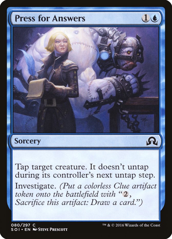 Press for Answers [Shadows over Innistrad] | Pegasus Games WI