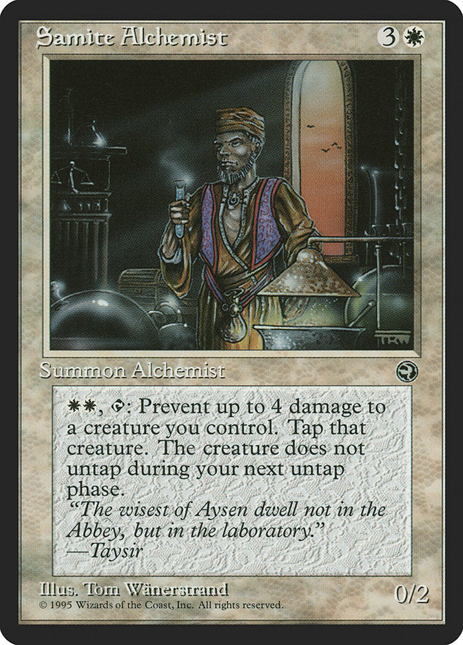 Samite Alchemist (Taysir Flavor Text) [Homelands] | Pegasus Games WI