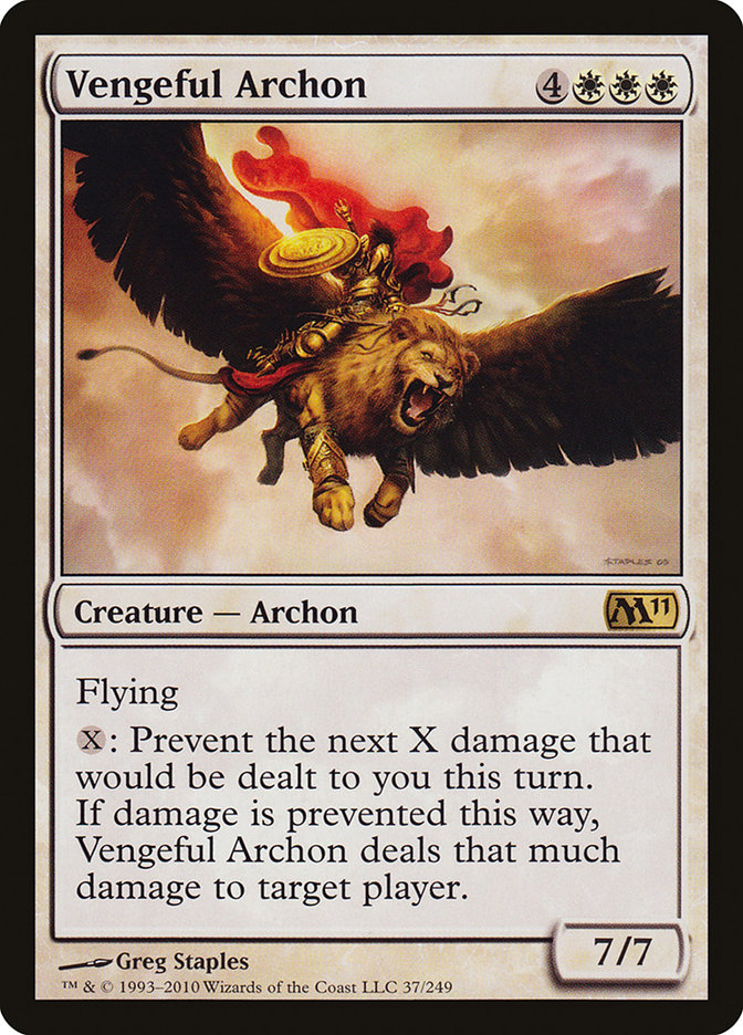 Vengeful Archon [Magic 2011] | Pegasus Games WI