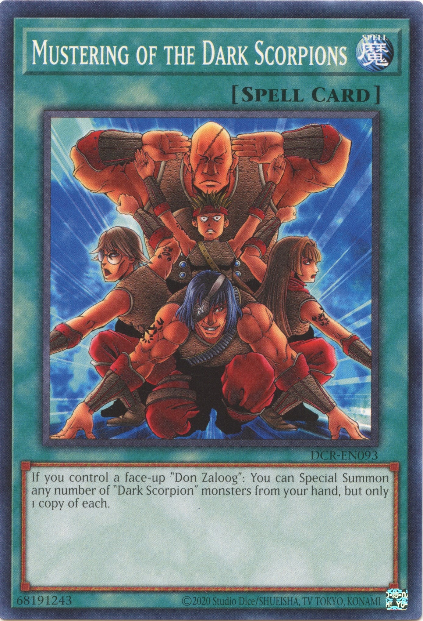 Mustering of the Dark Scorpions (25th Anniversary) [DCR-EN093] Common | Pegasus Games WI