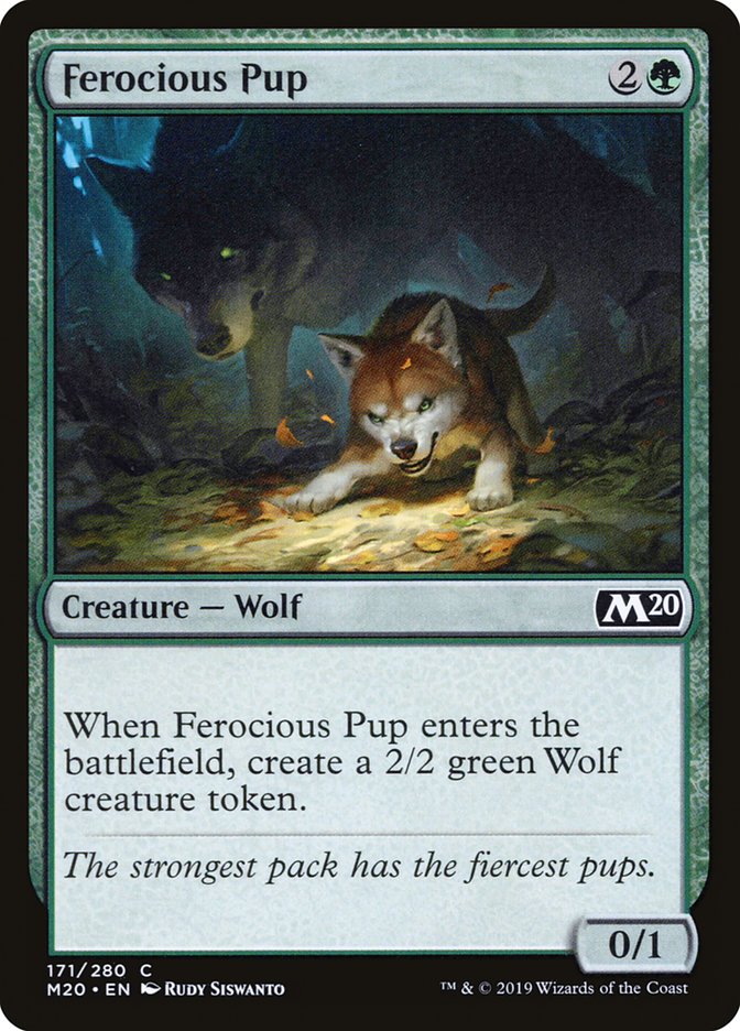 Ferocious Pup [Core Set 2020] | Pegasus Games WI