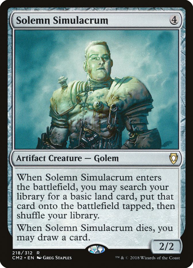 Solemn Simulacrum (218/312) [Commander Anthology Volume II] | Pegasus Games WI