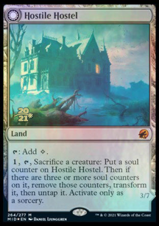 Hostile Hostel // Creeping Inn [Innistrad: Midnight Hunt Prerelease Promos] | Pegasus Games WI