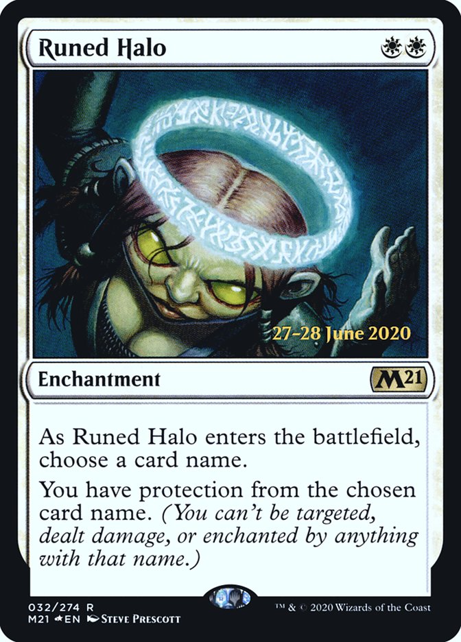 Runed Halo [Core Set 2021 Prerelease Promos] | Pegasus Games WI