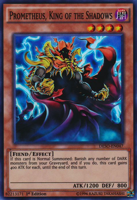 Prometheus, King of the Shadows [DESO-EN047] Super Rare | Pegasus Games WI