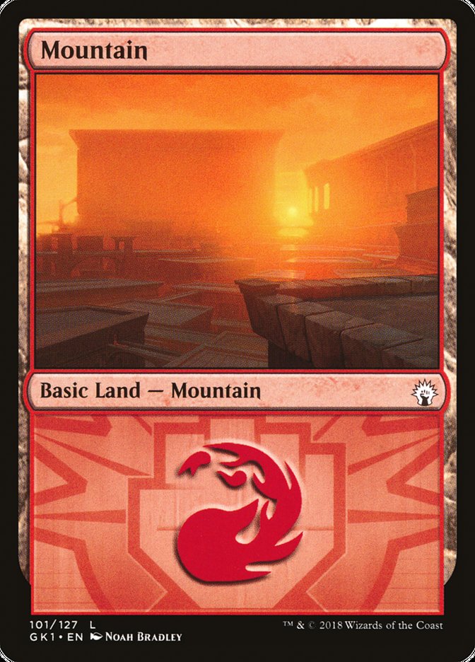 Mountain (101) [Guilds of Ravnica Guild Kit] | Pegasus Games WI