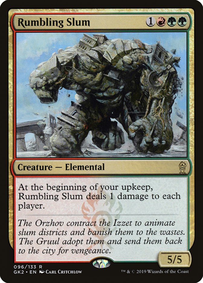 Rumbling Slum [Ravnica Allegiance Guild Kit] | Pegasus Games WI