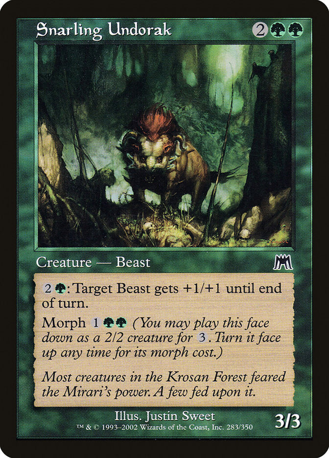 Snarling Undorak [Onslaught] | Pegasus Games WI
