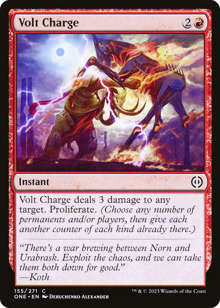 Volt Charge [Phyrexia: All Will Be One] | Pegasus Games WI