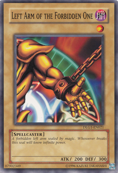 Left Arm of the Forbidden One [DLG1-EN021] Common | Pegasus Games WI