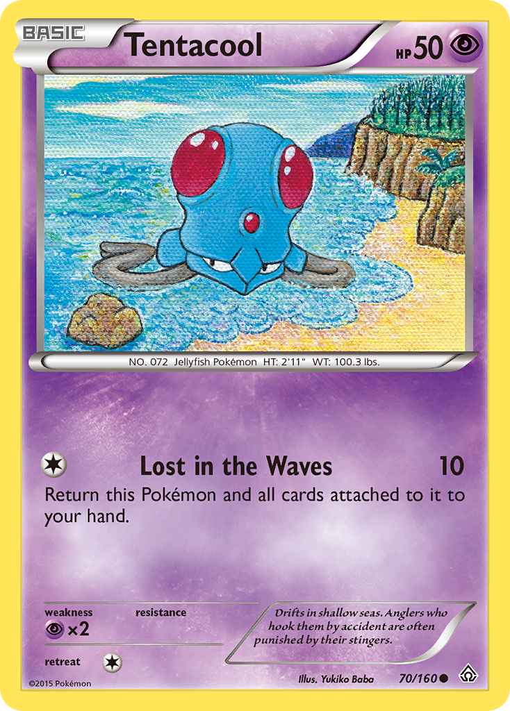 Tentacool (70/160) [XY: Primal Clash] | Pegasus Games WI