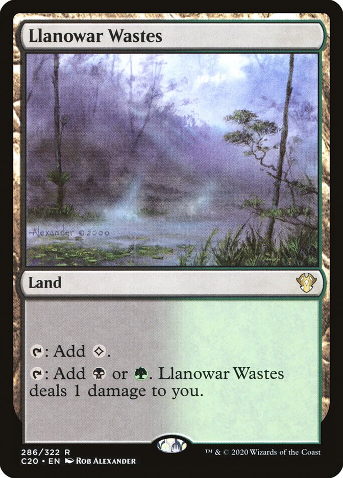 Llanowar Wastes [Commander 2020] | Pegasus Games WI