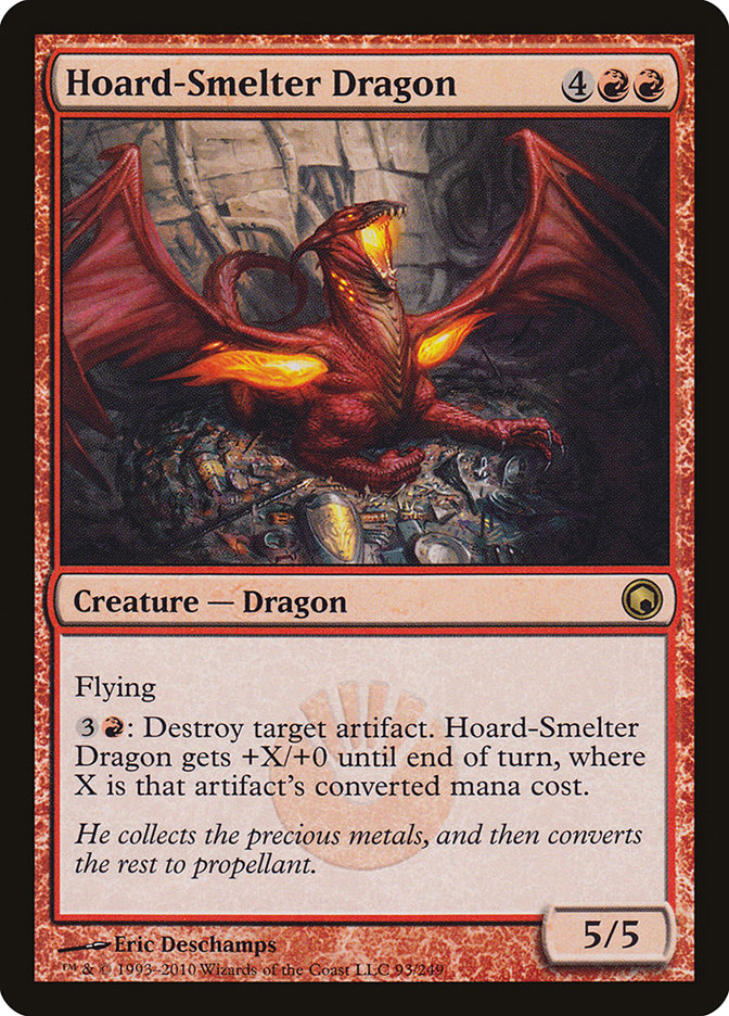 Hoard-Smelter Dragon [Scars of Mirrodin] | Pegasus Games WI