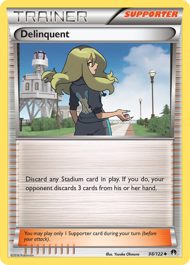 Delinquent (98/122) [XY: BREAKpoint] | Pegasus Games WI