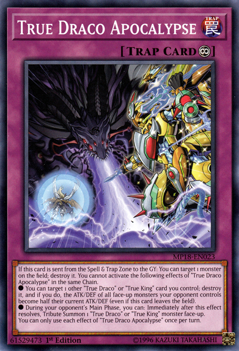 True Draco Apocalypse [MP18-EN023] Common | Pegasus Games WI