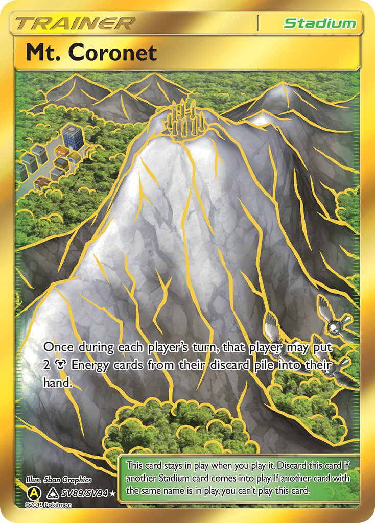 Mt. Coronet (SV89/SV94) [Sun & Moon: Hidden Fates - Shiny Vault] | Pegasus Games WI