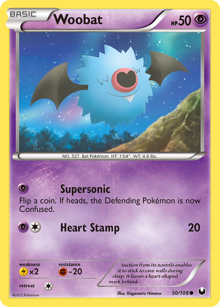 Woobat (50/108) [Black & White: Dark Explorers] | Pegasus Games WI