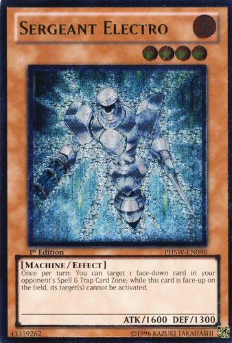 Sergeant Electro (UTR) [PHSW-EN090] Ultimate Rare | Pegasus Games WI