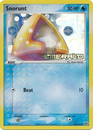 Snorunt (64/106) (Stamped) [EX: Emerald] | Pegasus Games WI