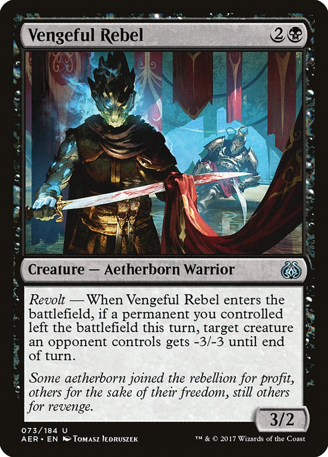 Vengeful Rebel [Aether Revolt] | Pegasus Games WI