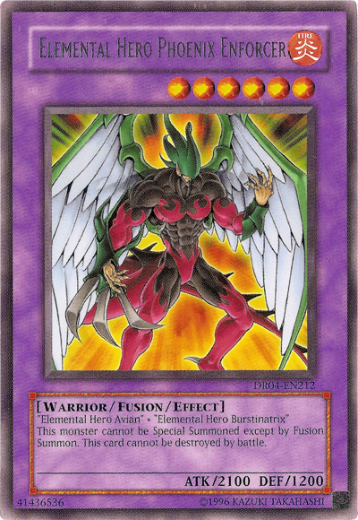 Elemental Hero Phoenix Enforcer [DR04-EN212] Rare | Pegasus Games WI