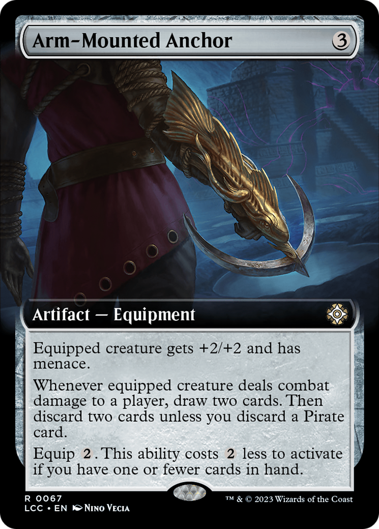 Arm-Mounted Anchor (Extended Art) [The Lost Caverns of Ixalan Commander] | Pegasus Games WI