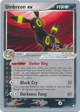 Umbreon ex (112/115) (Eeveelutions - Jimmy Ballard) [World Championships 2006] | Pegasus Games WI