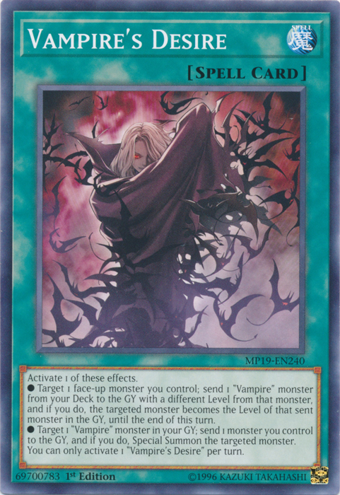 Vampire's Desire [MP19-EN240] Common | Pegasus Games WI