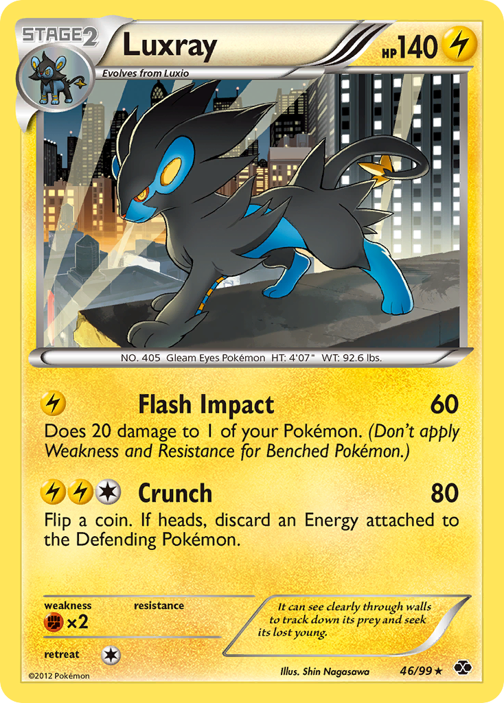 Luxray (46/99) [Black & White: Next Destinies] | Pegasus Games WI