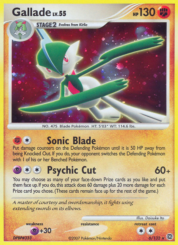 Gallade (6/132) [Diamond & Pearl: Secret Wonders] | Pegasus Games WI