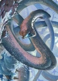 Koma, Cosmos Serpent 1 Art Card [Kaldheim Art Series] | Pegasus Games WI