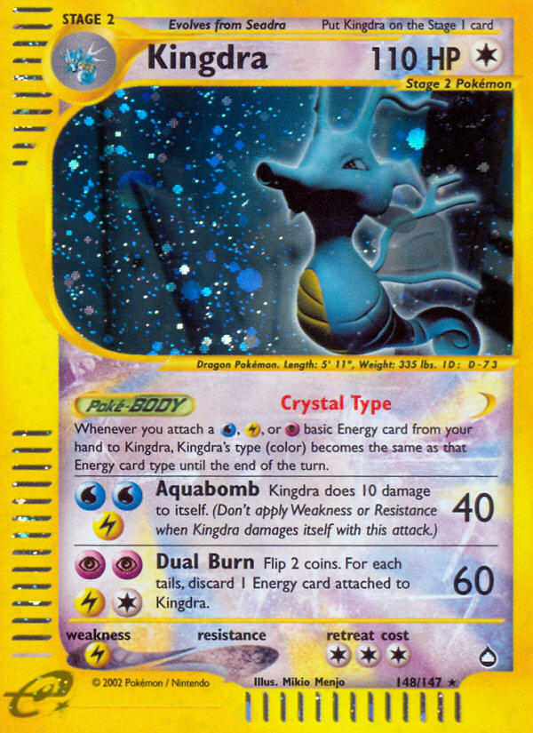 Kingdra (148/147) [Aquapolis] | Pegasus Games WI