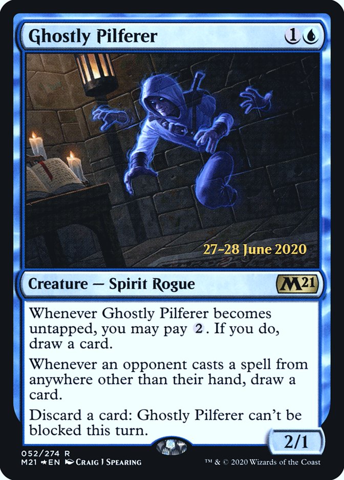 Ghostly Pilferer [Core Set 2021 Prerelease Promos] | Pegasus Games WI