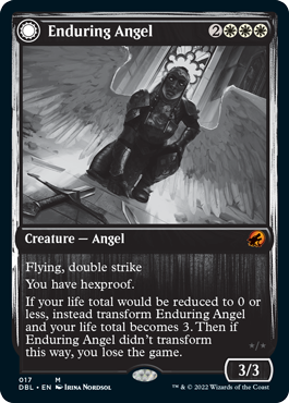 Enduring Angel // Angelic Enforcer [Innistrad: Double Feature] | Pegasus Games WI