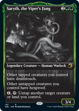Saryth, the Viper's Fang [Innistrad: Double Feature] | Pegasus Games WI