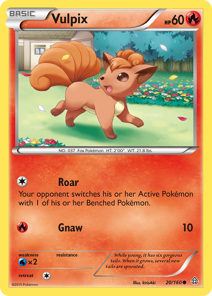 Vulpix (20/160) [XY: Primal Clash] | Pegasus Games WI