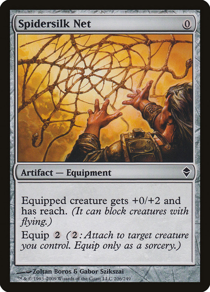 Spidersilk Net [Zendikar] | Pegasus Games WI