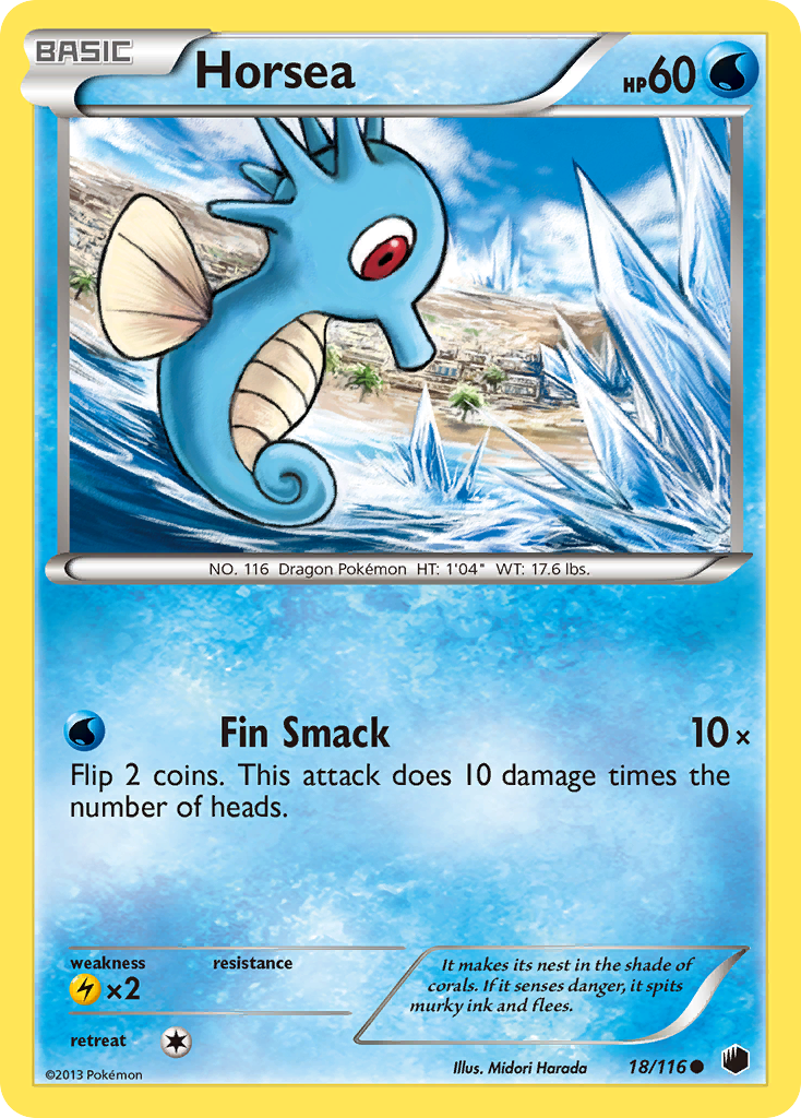Horsea (18/116) [Black & White: Plasma Freeze] | Pegasus Games WI